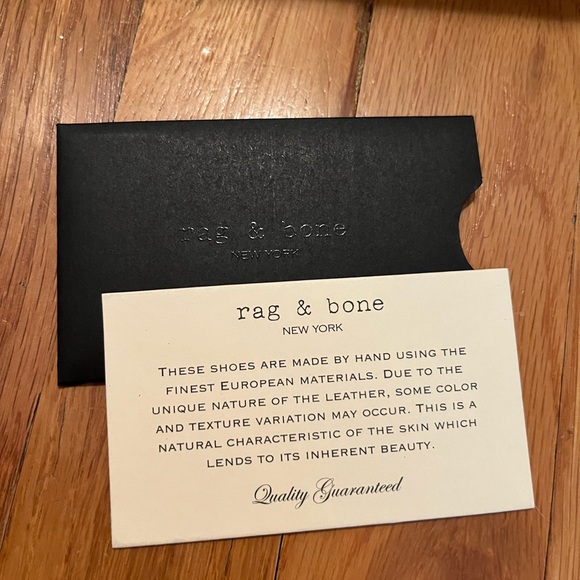 NWT NIB Rag & Bone Harrow Booties Size 38 - Picture 5 of 5